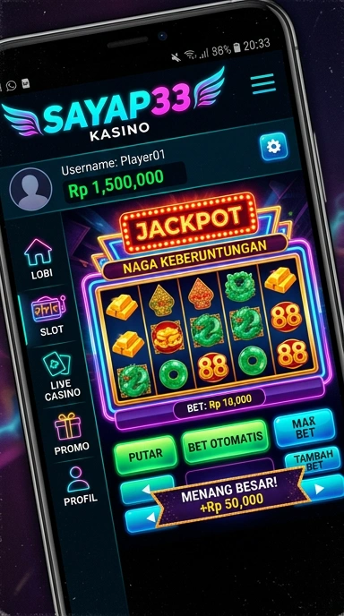 sayap33 — cuplikan layar ringkas